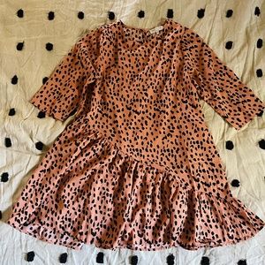 Asymetrical Hem 80s Party Dress